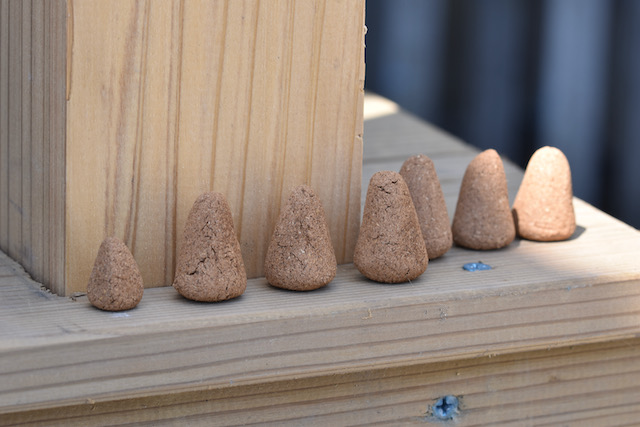 100％天然手作り蚊取り線香を作ってみた3-乾燥中