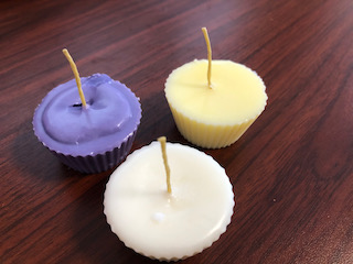 手作りアロマキャンドル