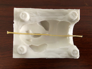 シリコン型でアロマキャンドル作成