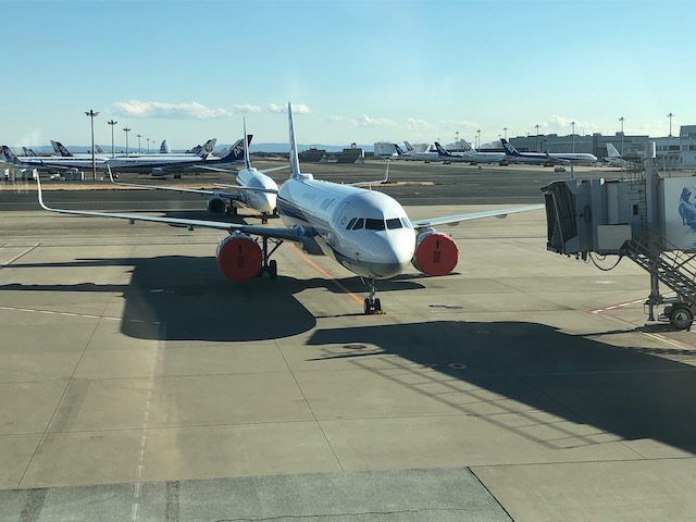 羽田空港駐機場-飛ばない飛行機