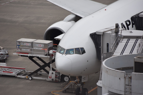 羽田空港の飛行機