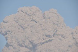 桜島噴火火山灰