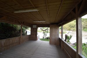 荒平神社神事建物小屋内部